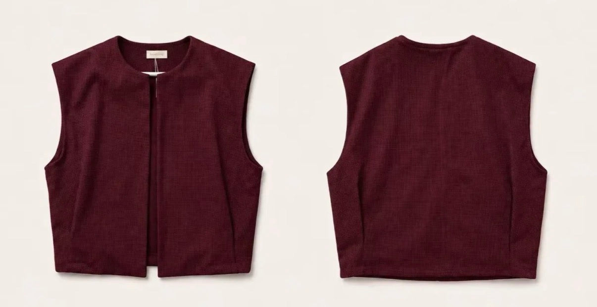 BURGUNDY GILET