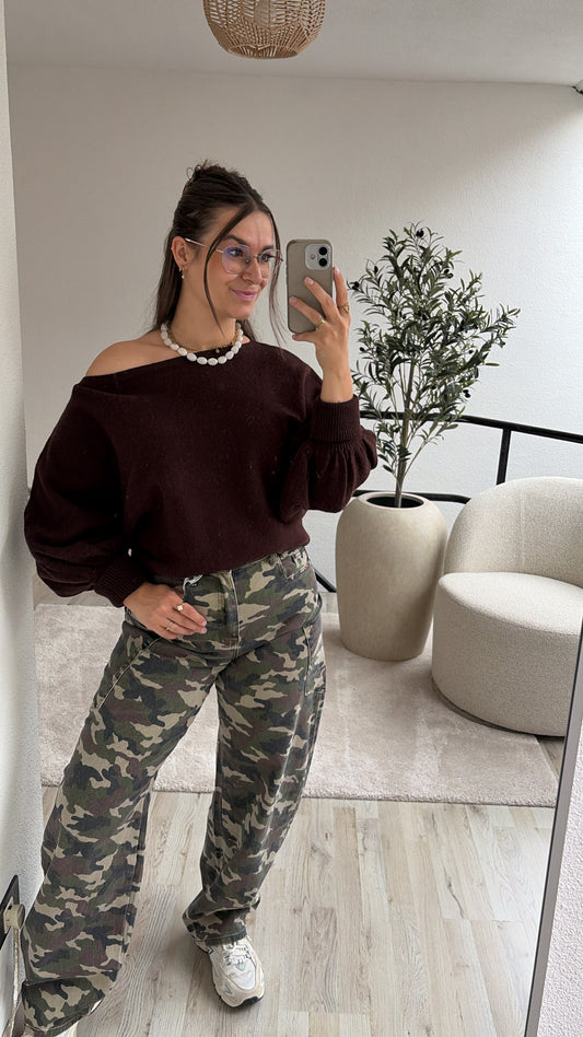 CARGO CAMO JEANS