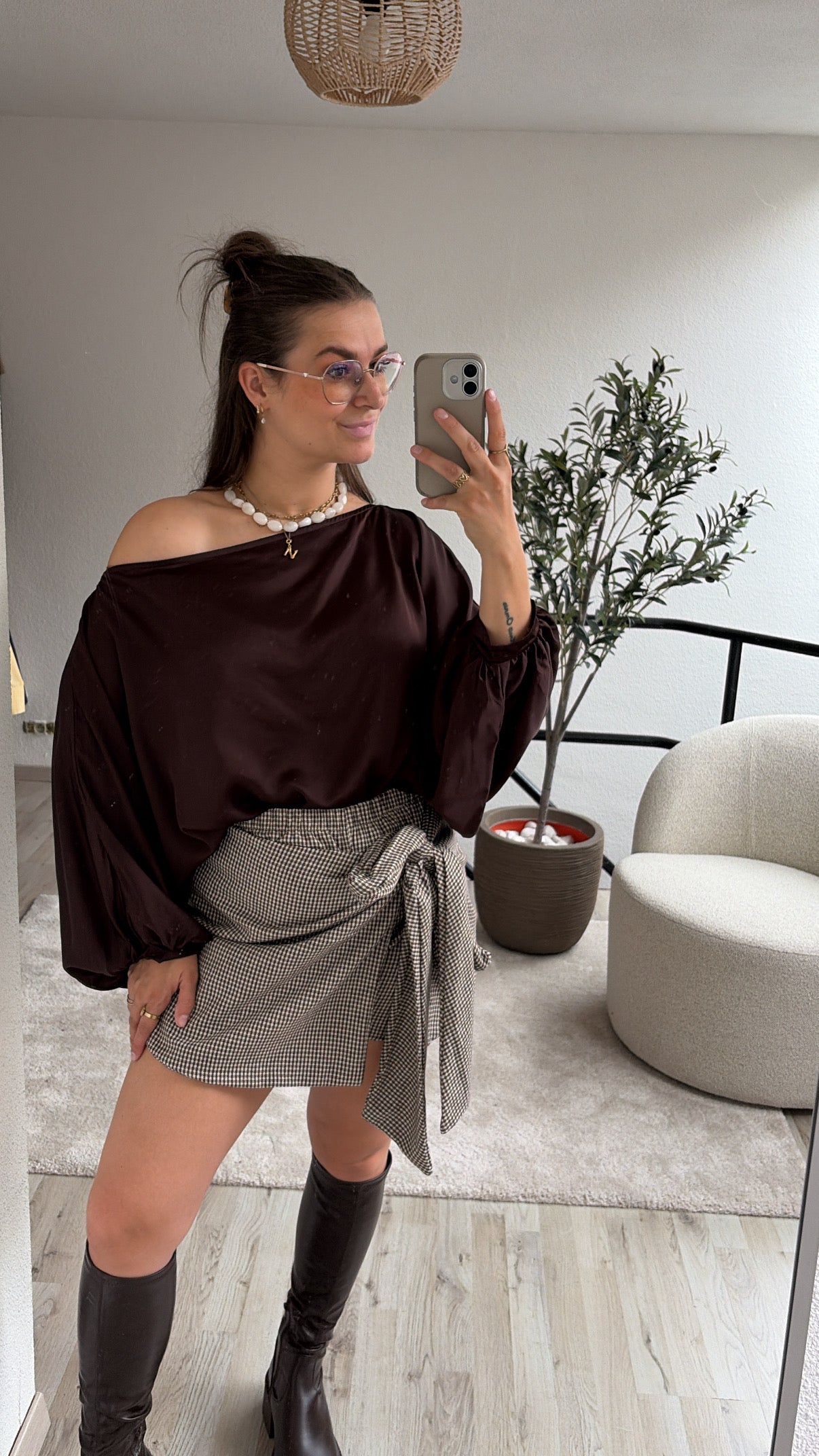 BRUINE BOOTS LEDERLOOK