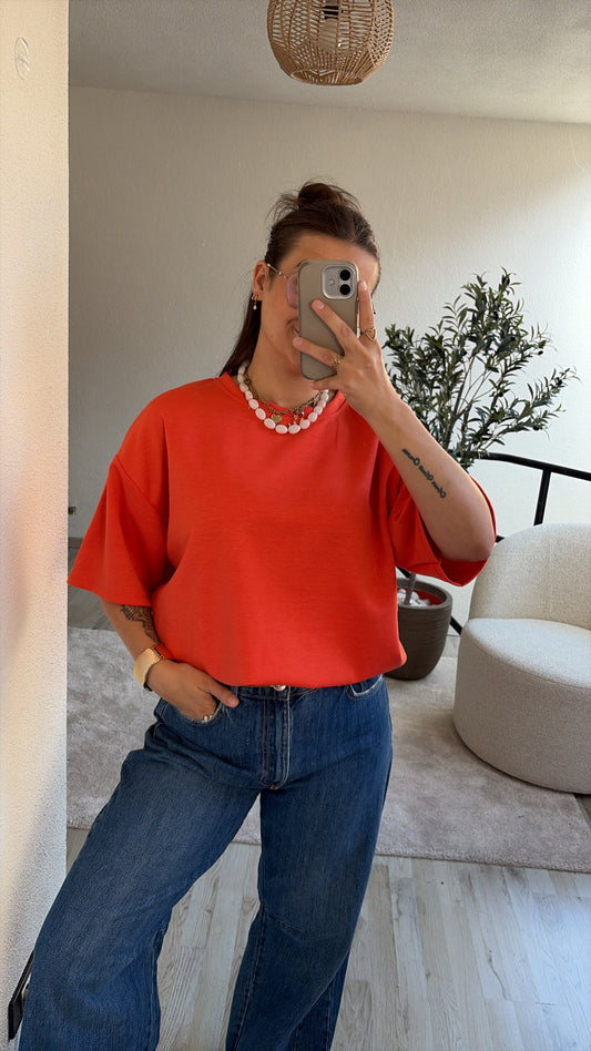 PUFFY TEE ORANGE