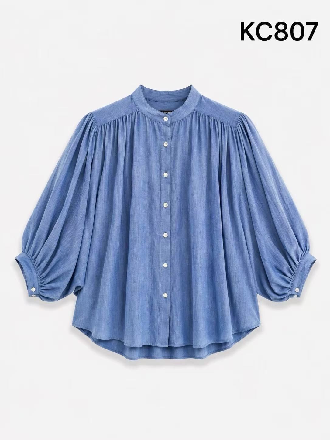 EFFEN BLOUSE BLAUW
