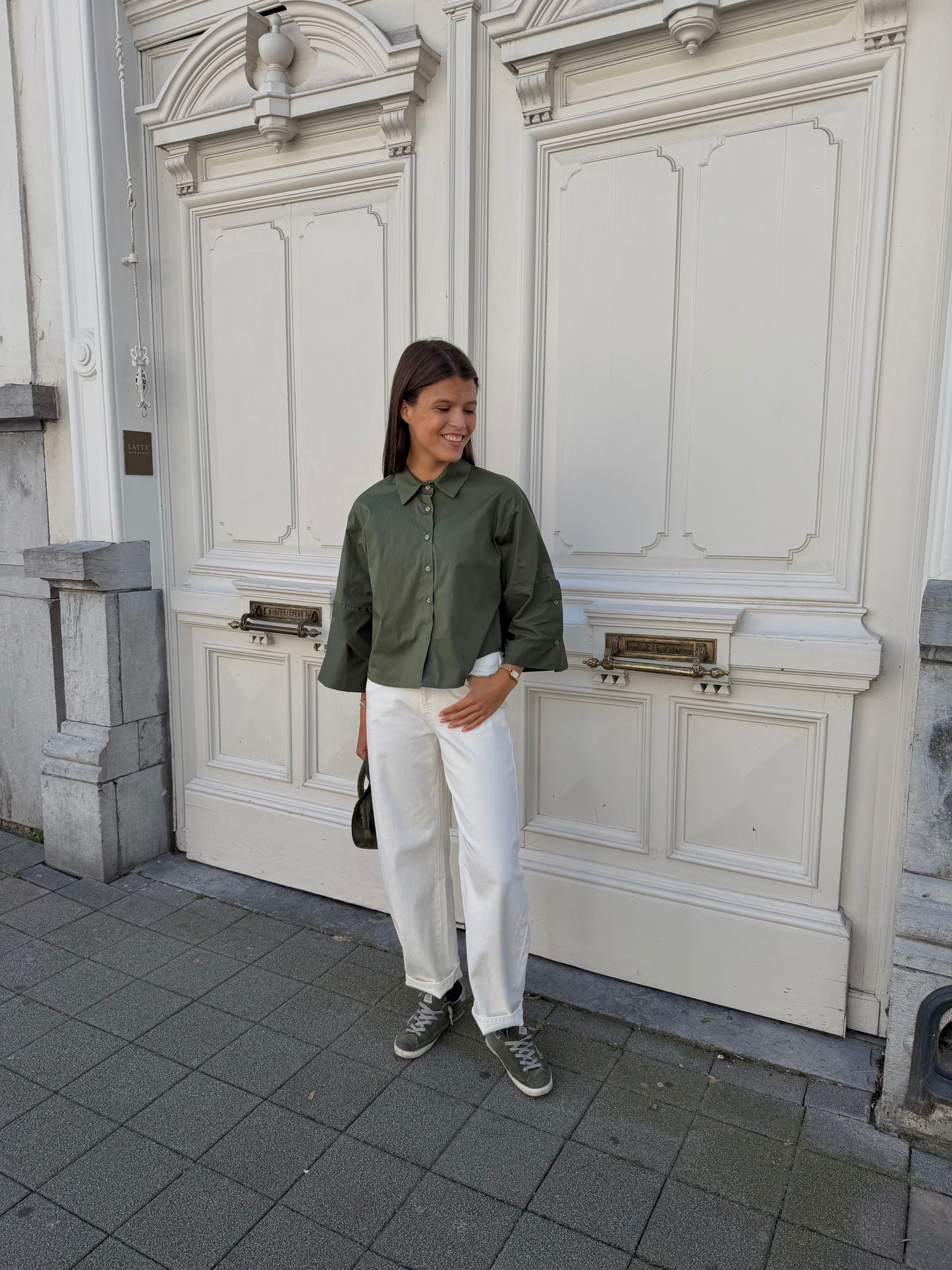 KHAKI BLOUSE