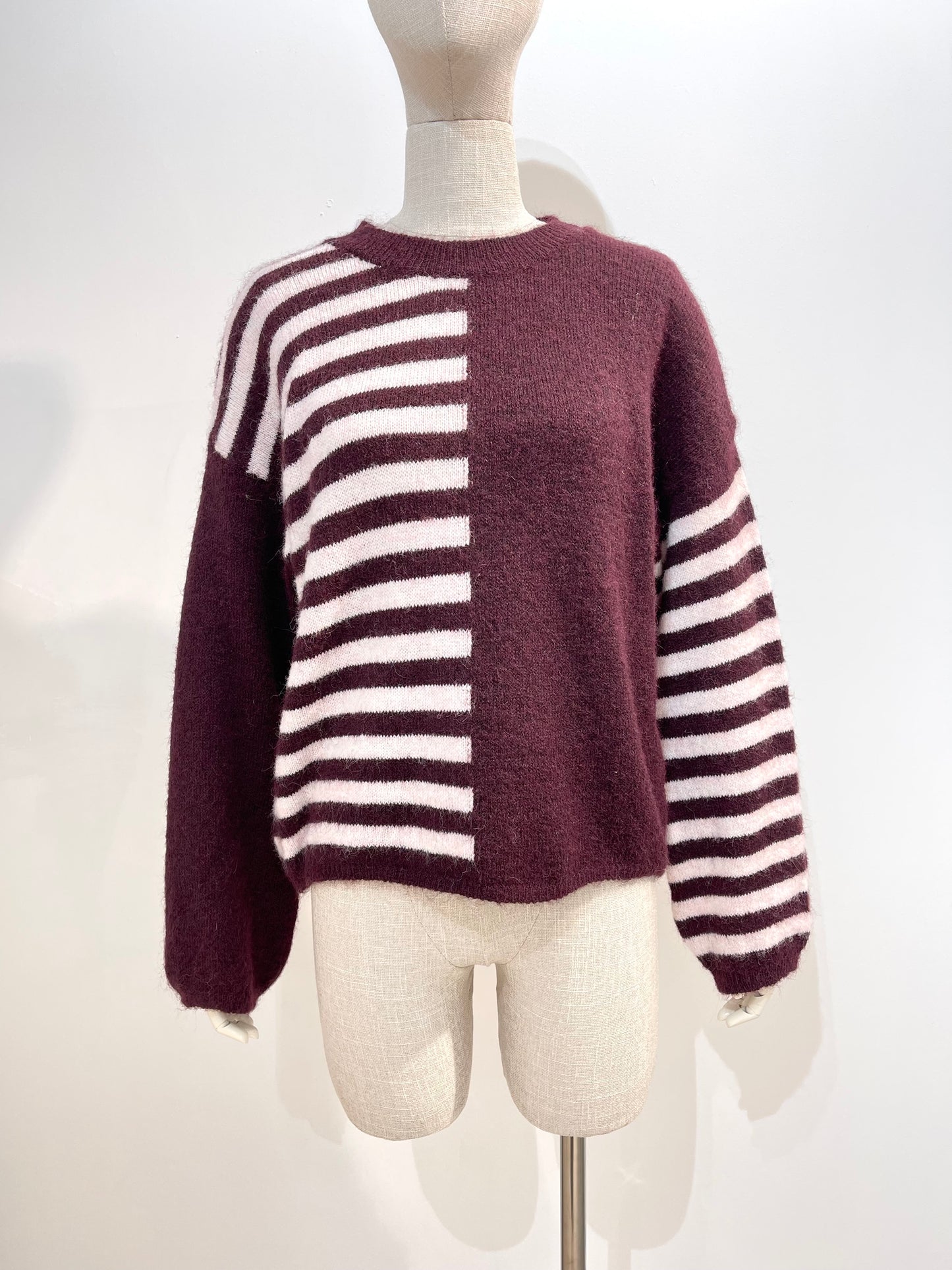 KNIT BURGUNDY
