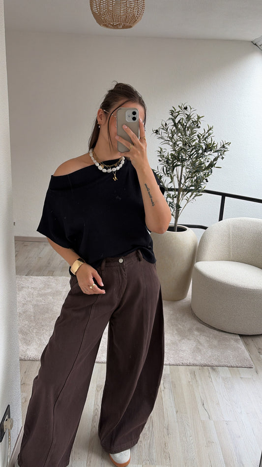 ZWARTE KNIT TOP