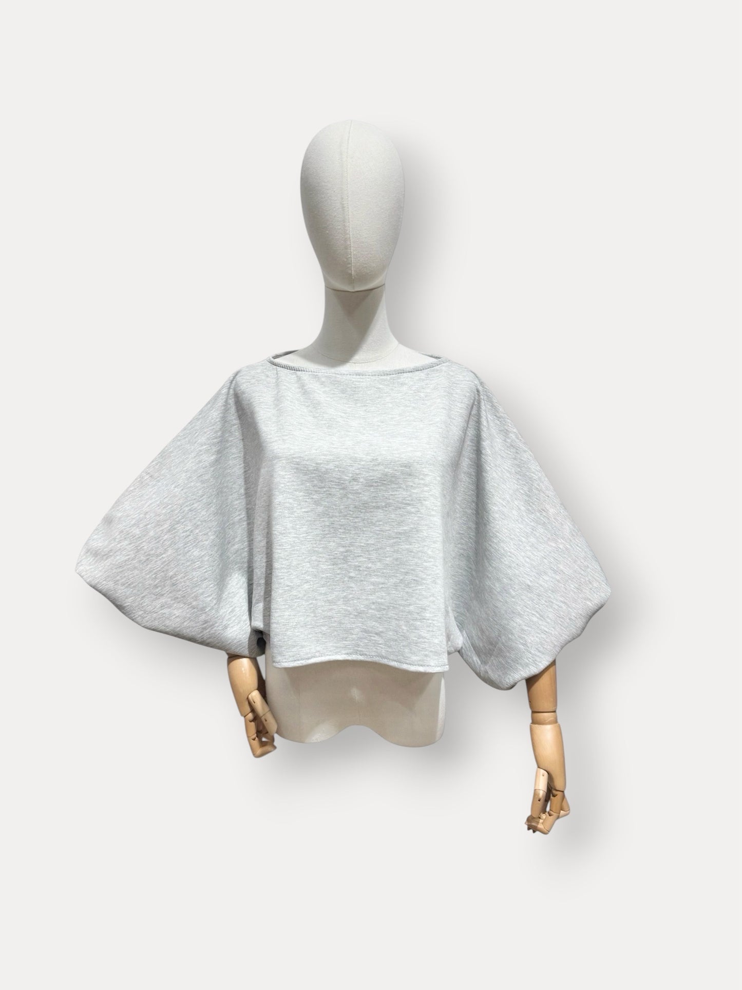 PUFFY SWEATSHIRT GRIJS