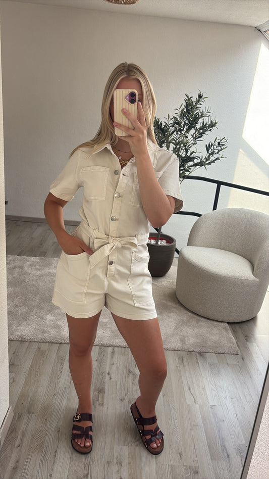 PLAYSUIT BEIGE
