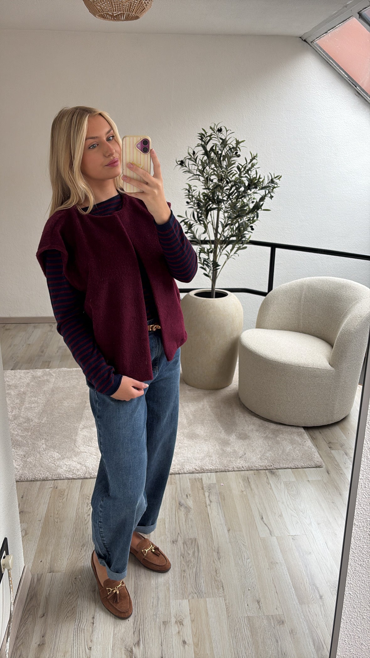 GILET BORDEAUX