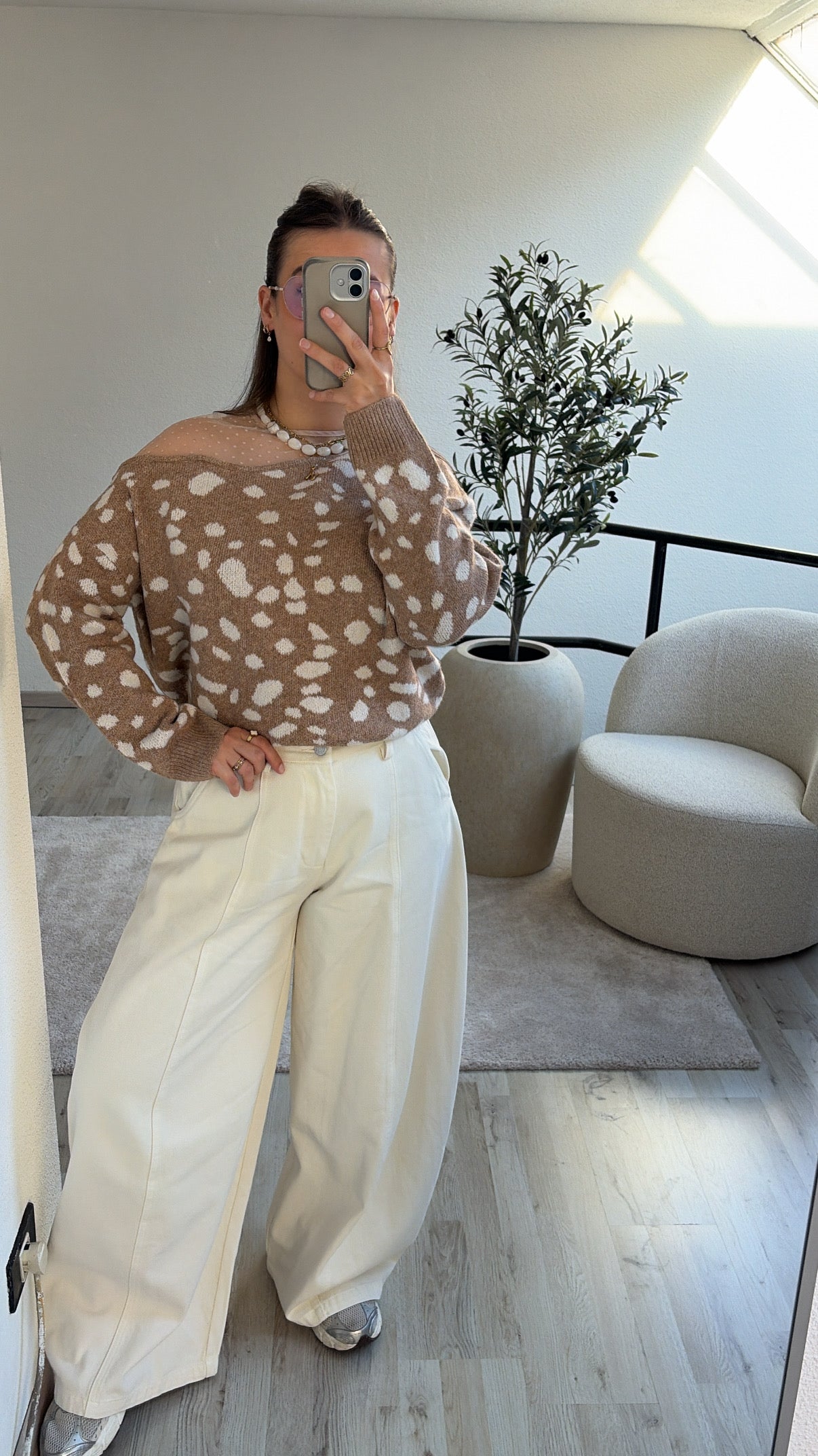 TAUPE BAMBI KNIT