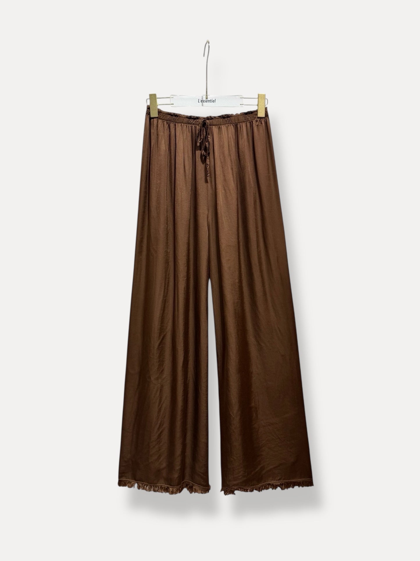 SATIJNEN BROEK CHOCO