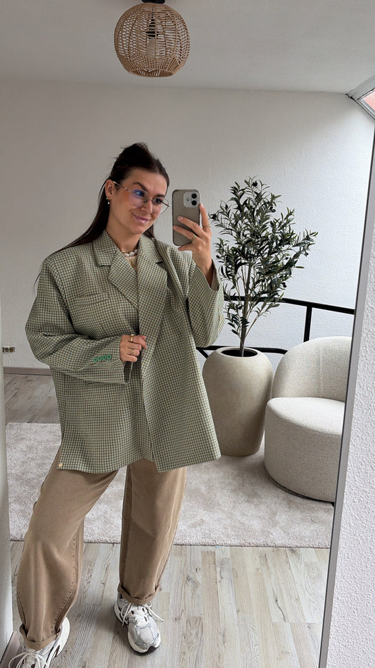 BLAZER GERUIT GROEN