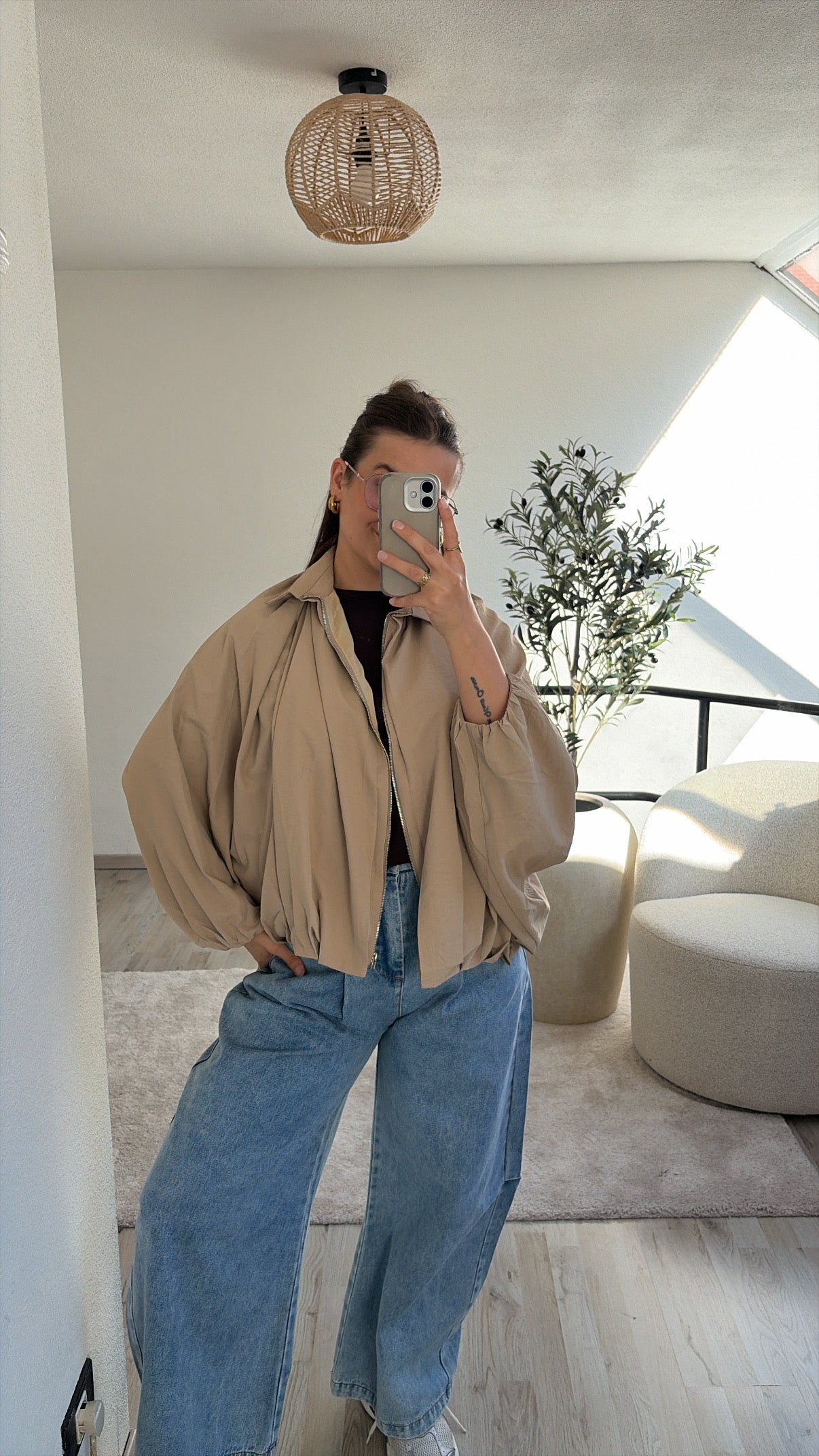 PUFFY JASJE TAUPE
