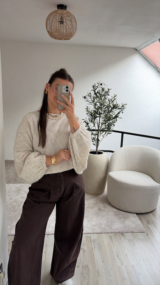 KNIT ECRU