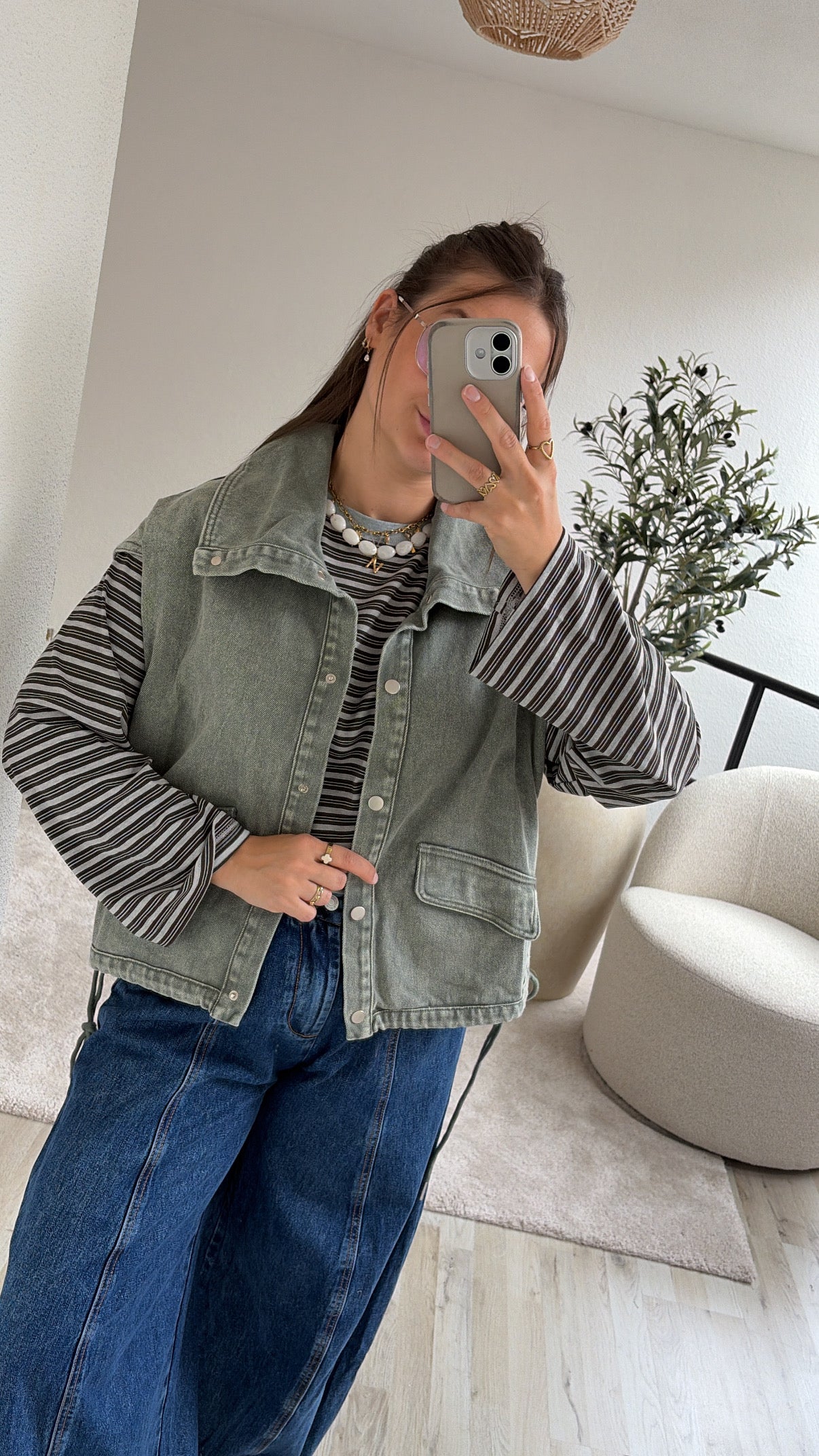 JEANS JACKET KHAKI