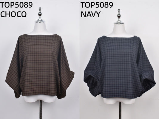 GERUITE BLOUSE CHOCO