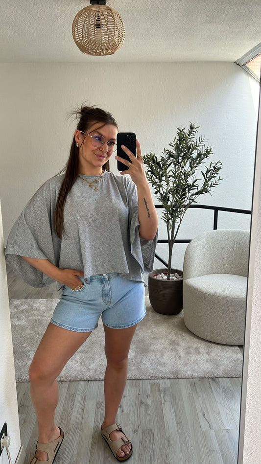 OVERSIZED TEE GRIJS