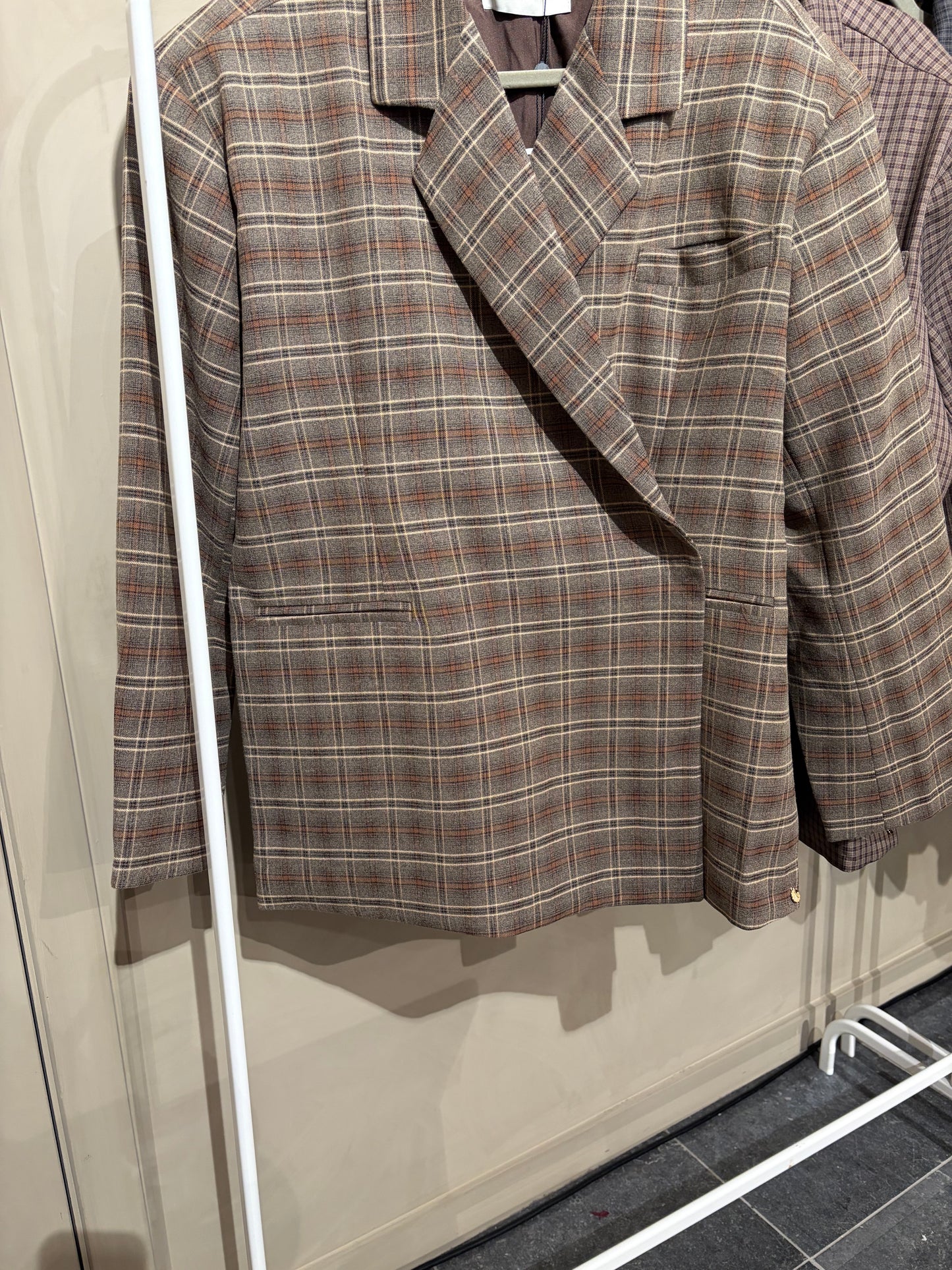 BRUINE CHECKERED BLAZER