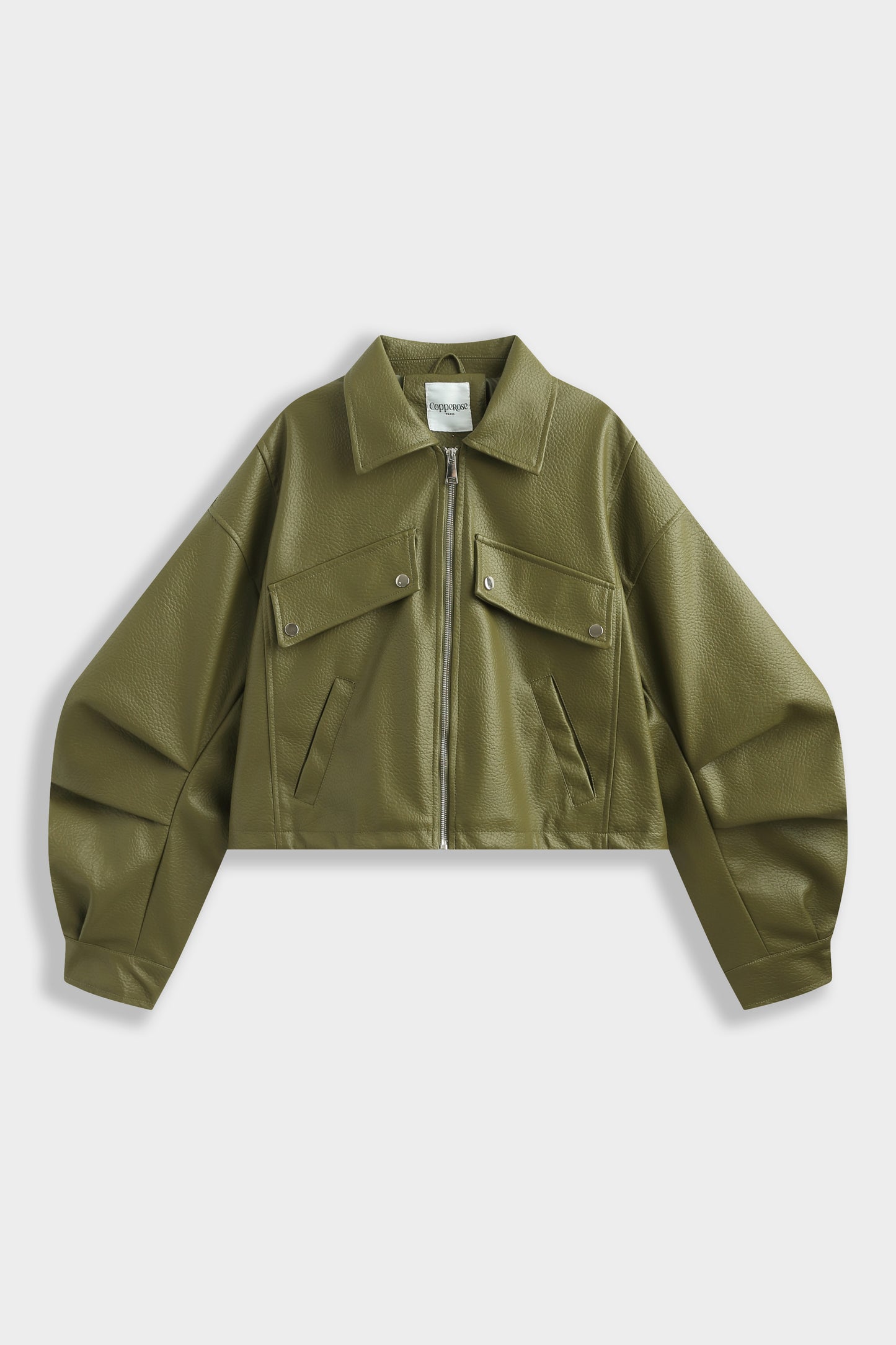LEDERLOOK JASJE GROEN