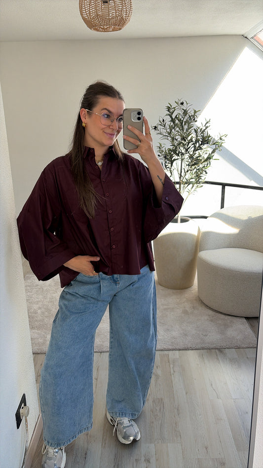 BORDEAUX BLOUSE