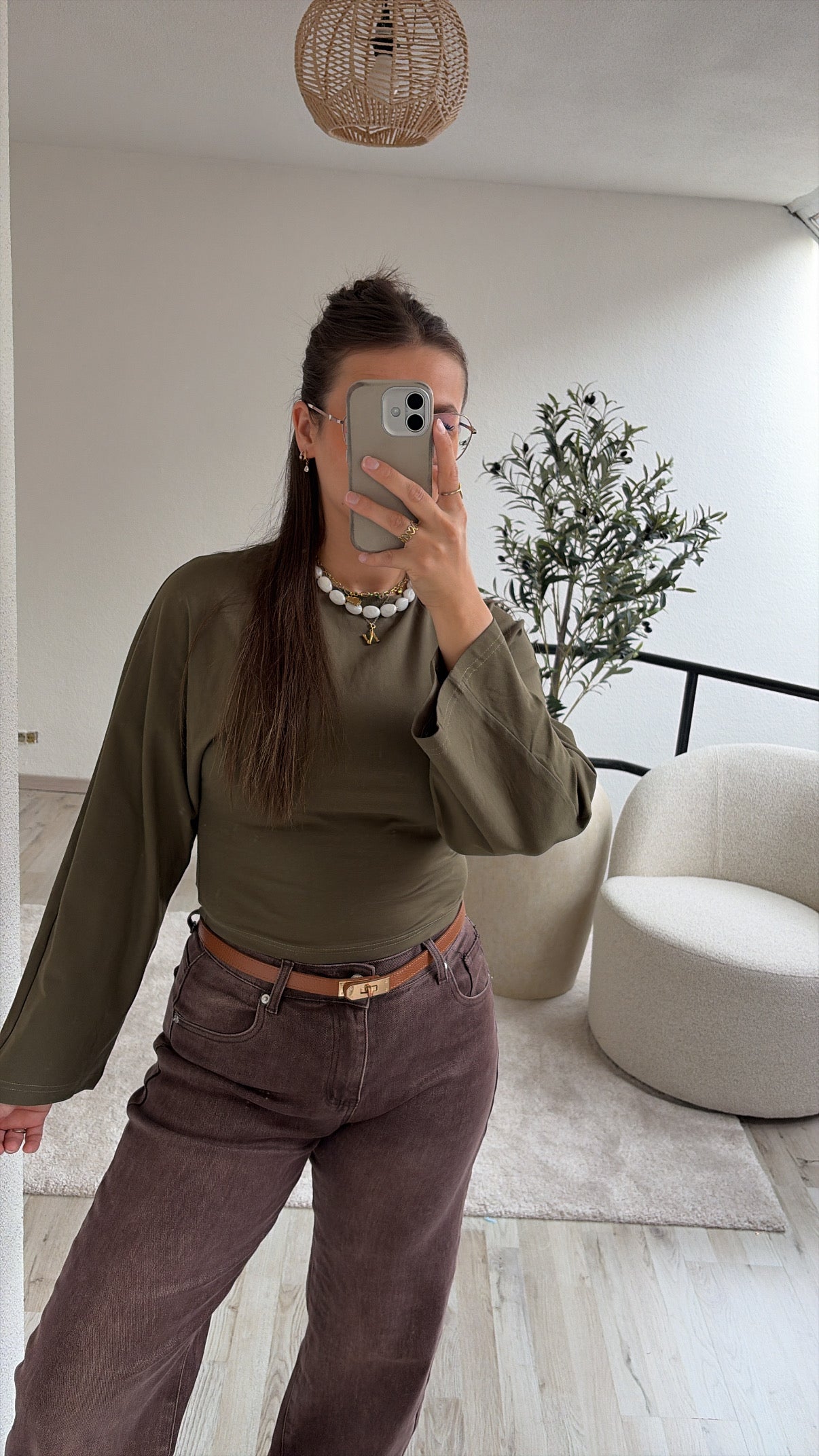 KHAKI LONGSLEEVE