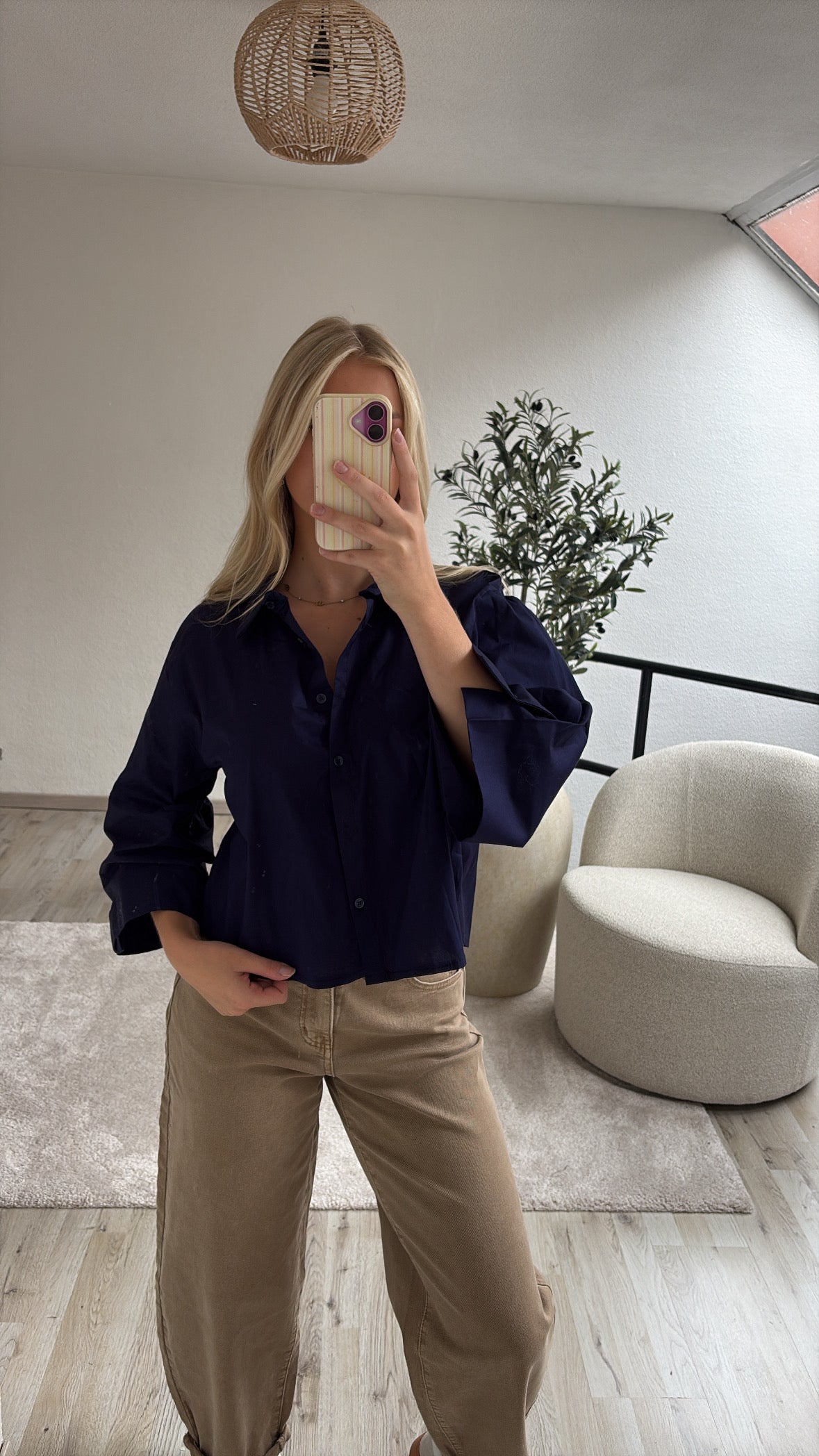 BALLOON JEANS BEIGE
