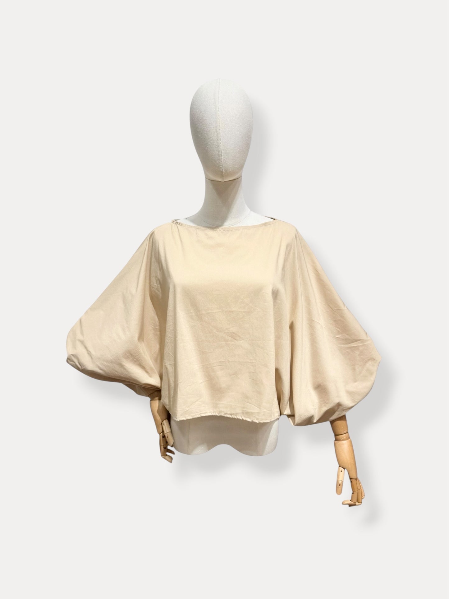 PUFFY BLOUSE BEIGE