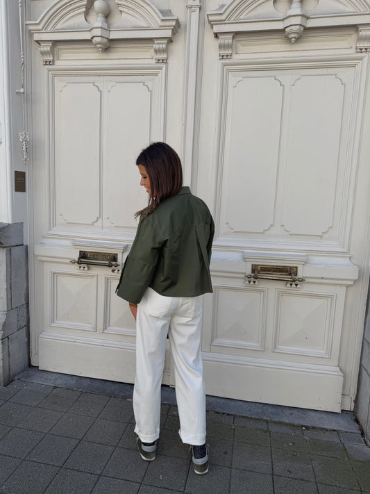 KHAKI BLOUSE