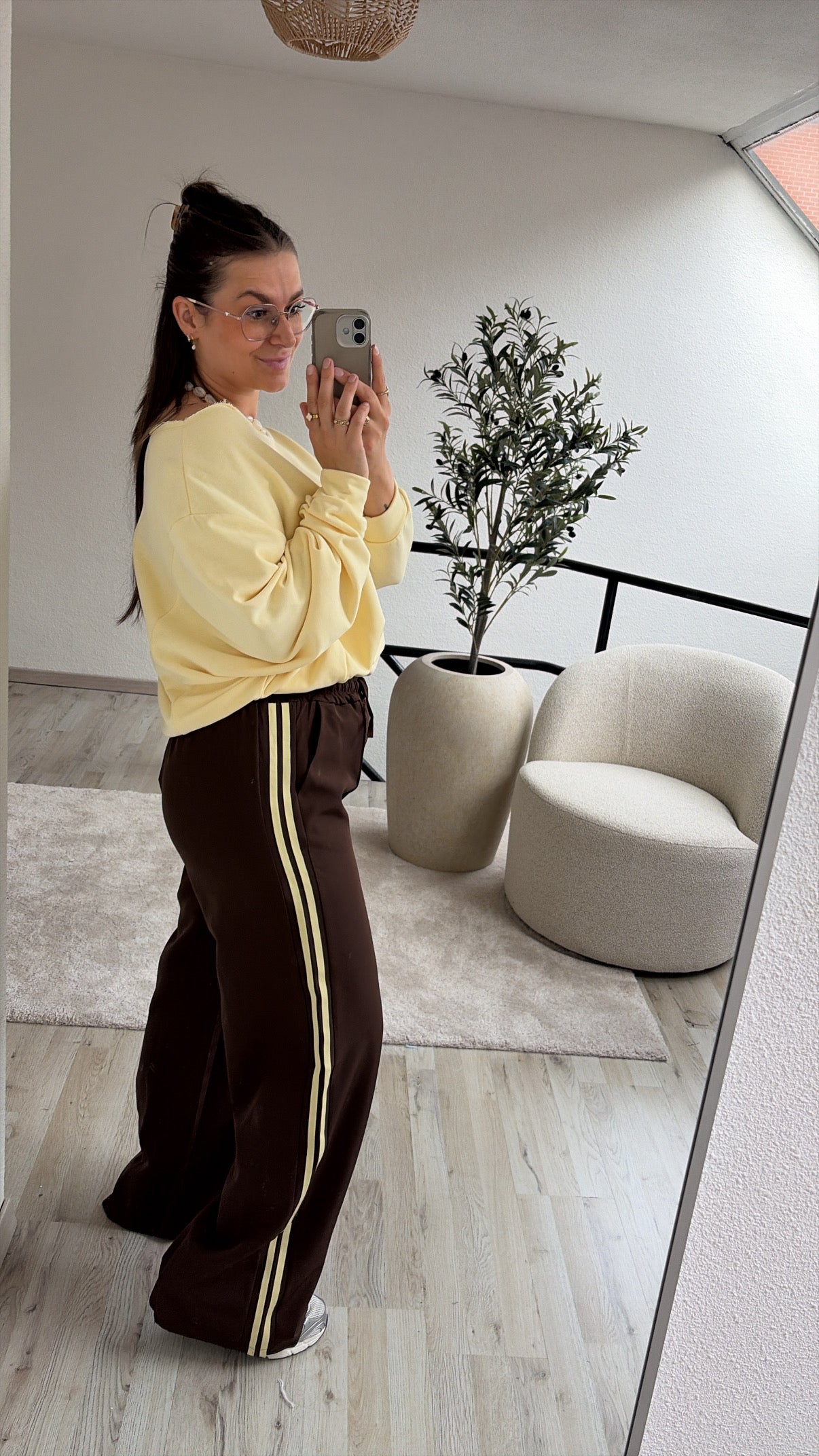 BRUINE PANTALON GELE STREEP