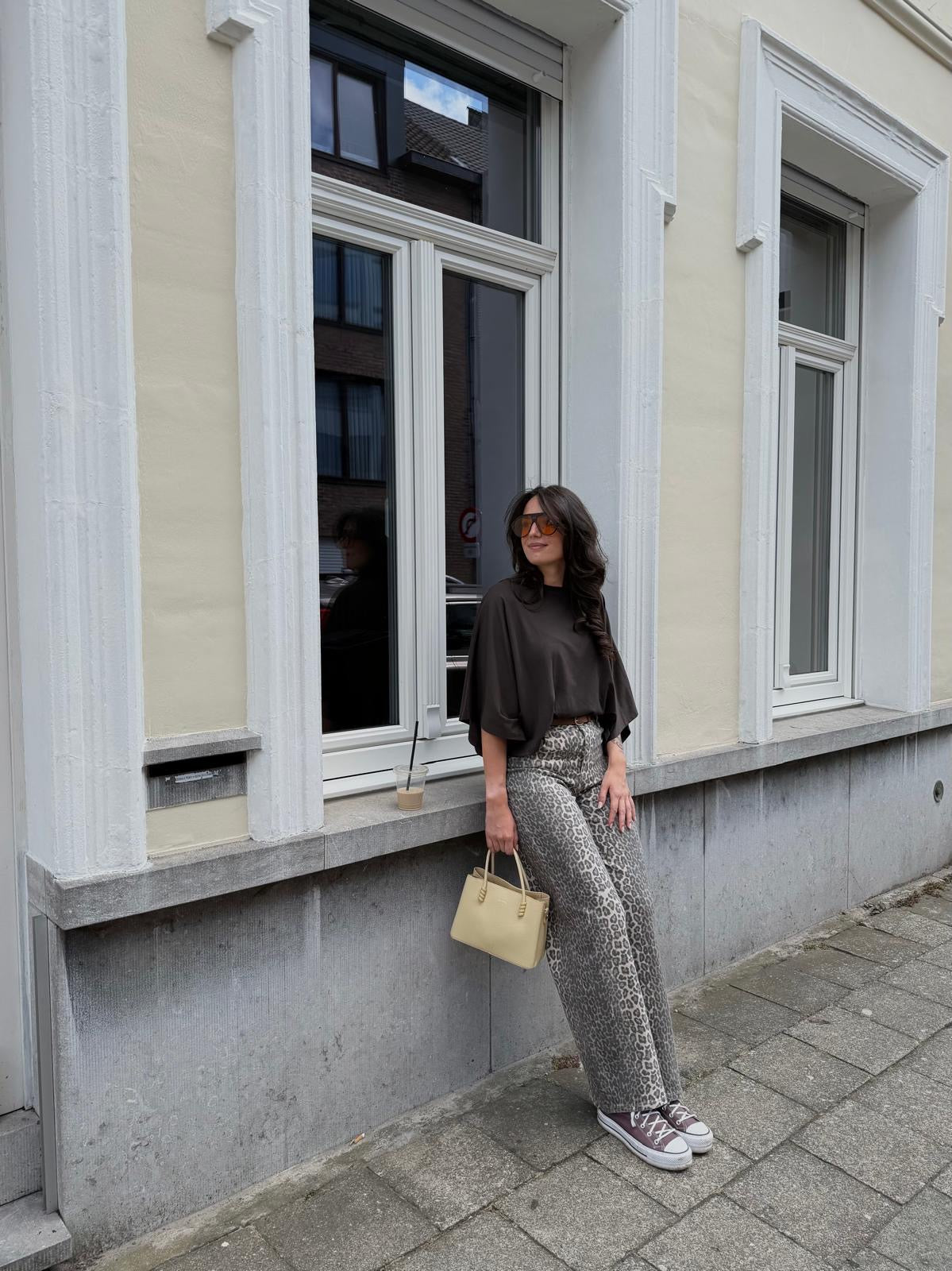 OVERSIZED TEE CHOCO