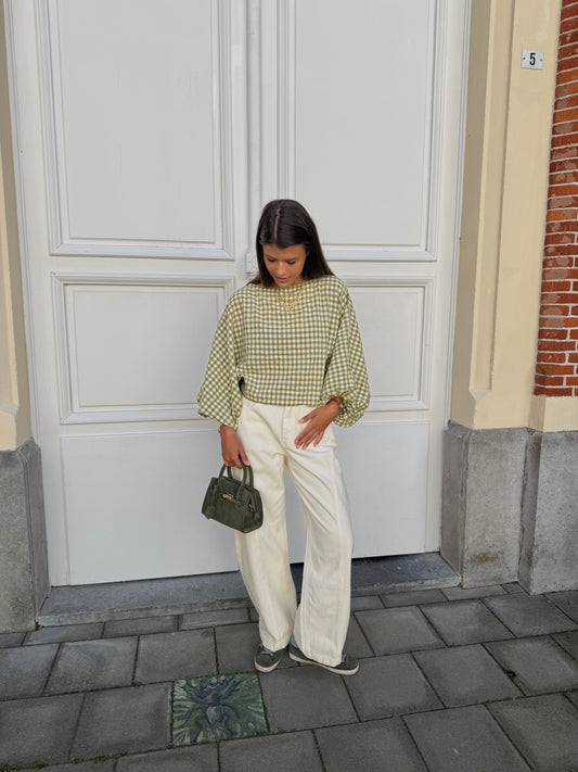 GERUITE BLOUSE OLIVE