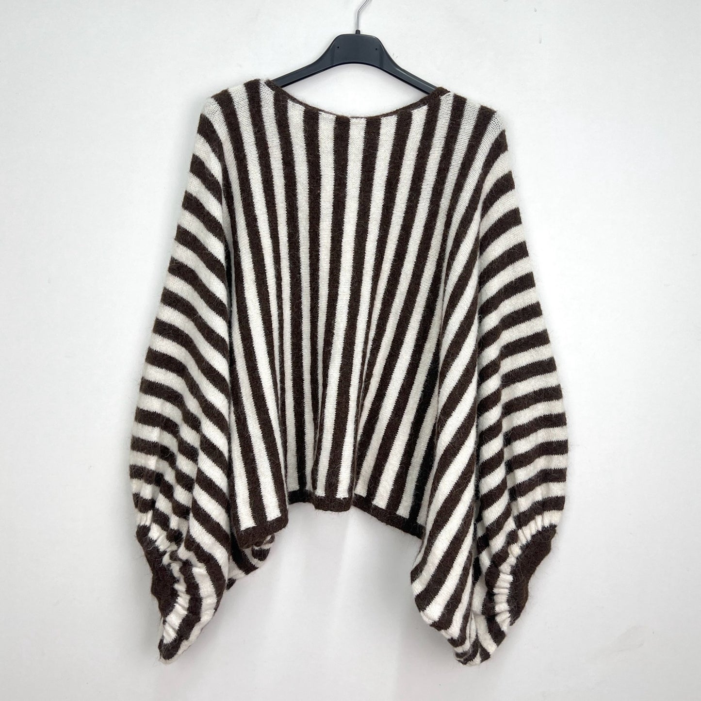 STRIPED KNIT CHOCO-CREME