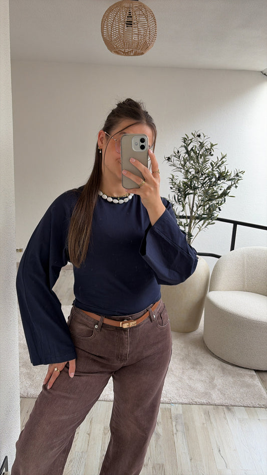 NAVY LONGSLEEVE
