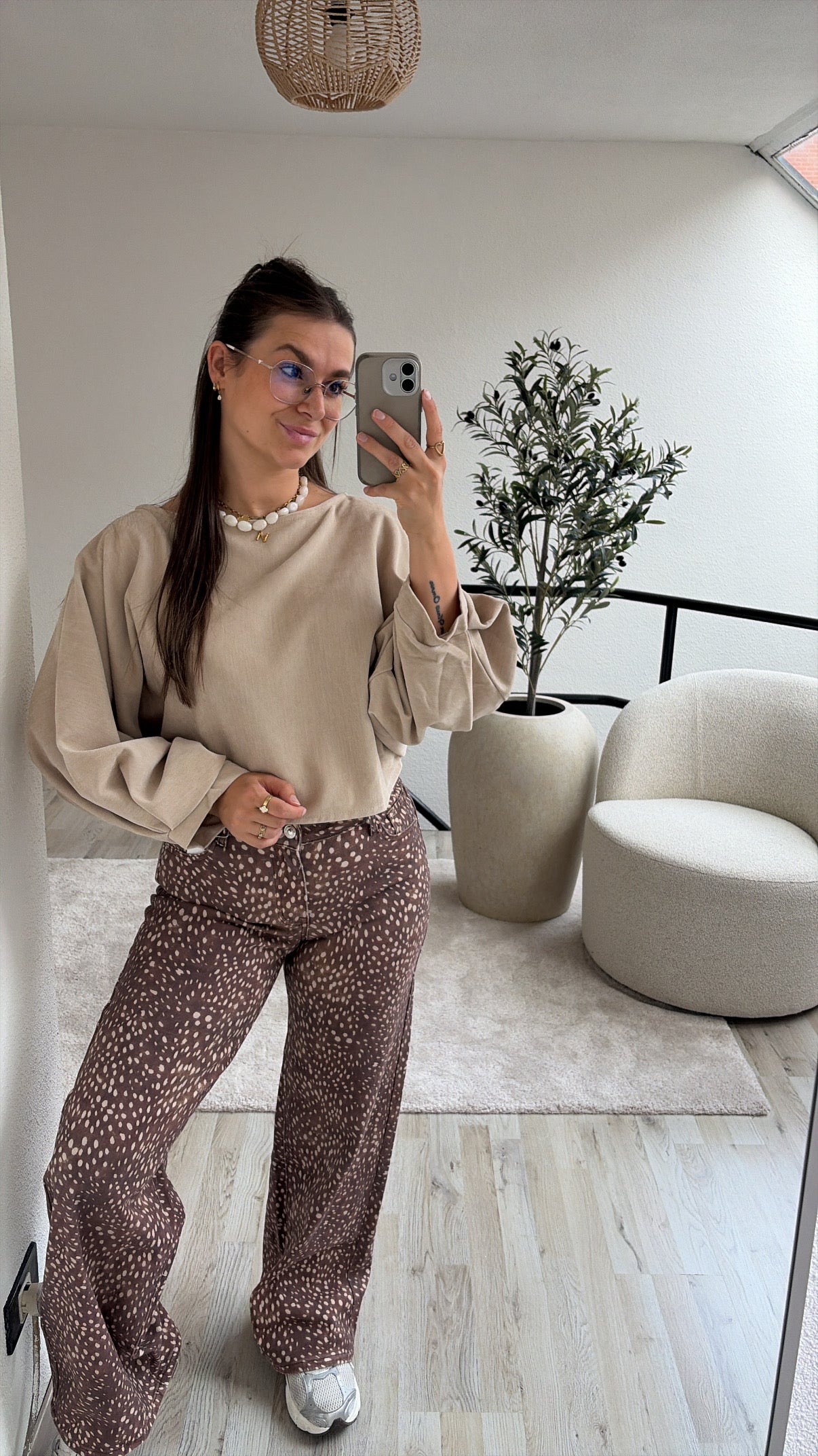 CORDUROY BLOUSE BEIGE