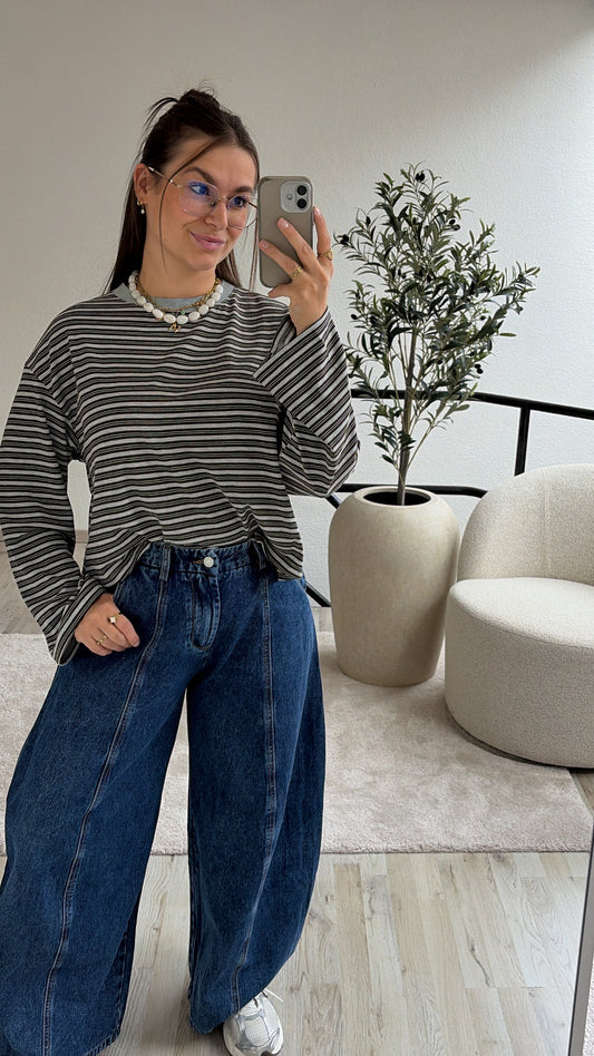 BALLOON JEANS BLAUW