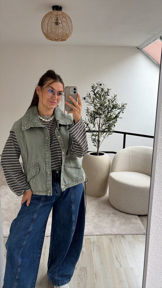 JEANS JACKET KHAKI