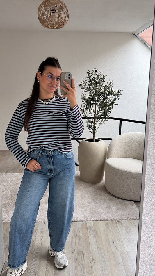 BALLOON JEANS BLAUW