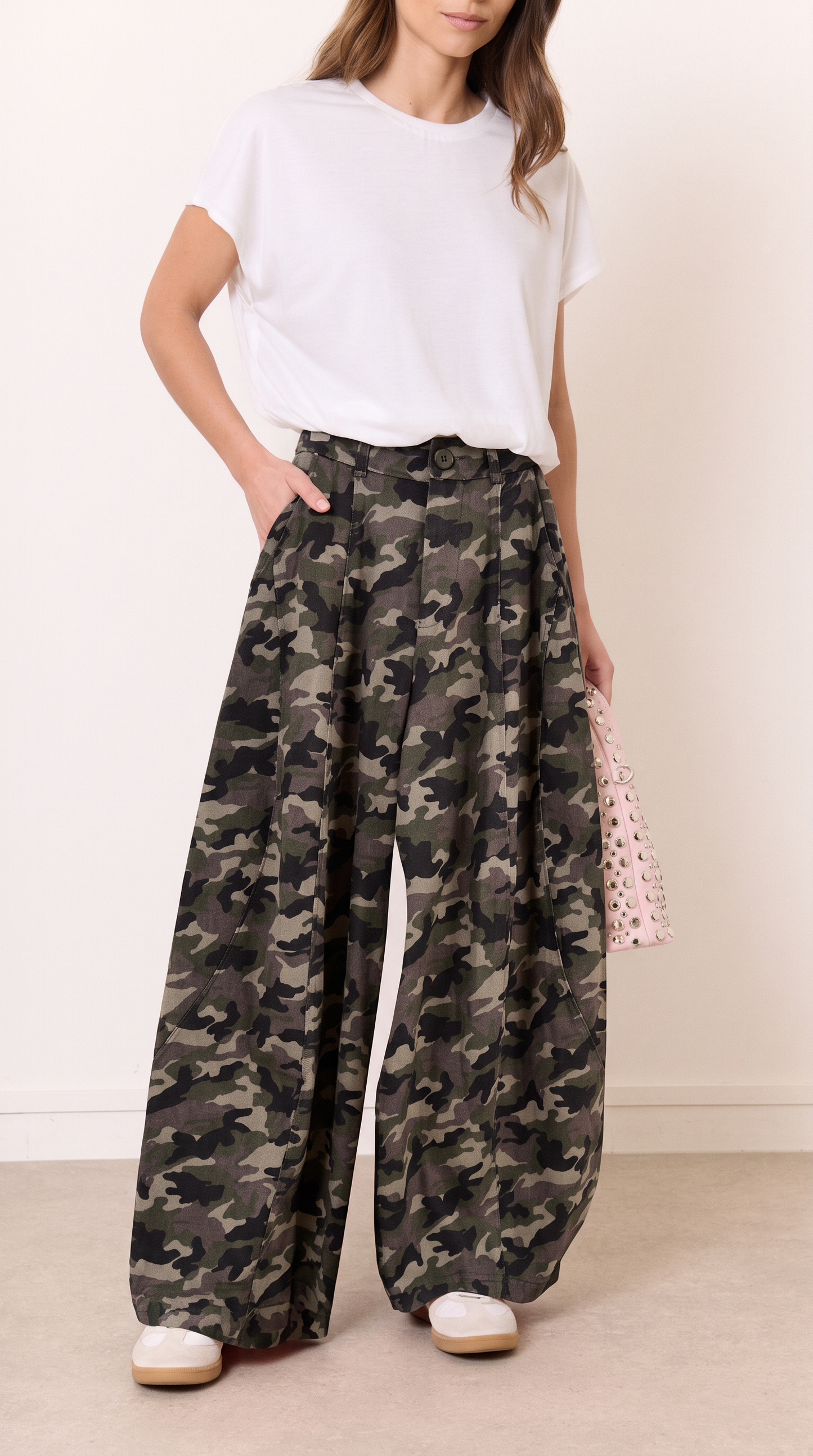 CARGO BALLOON JEANS
