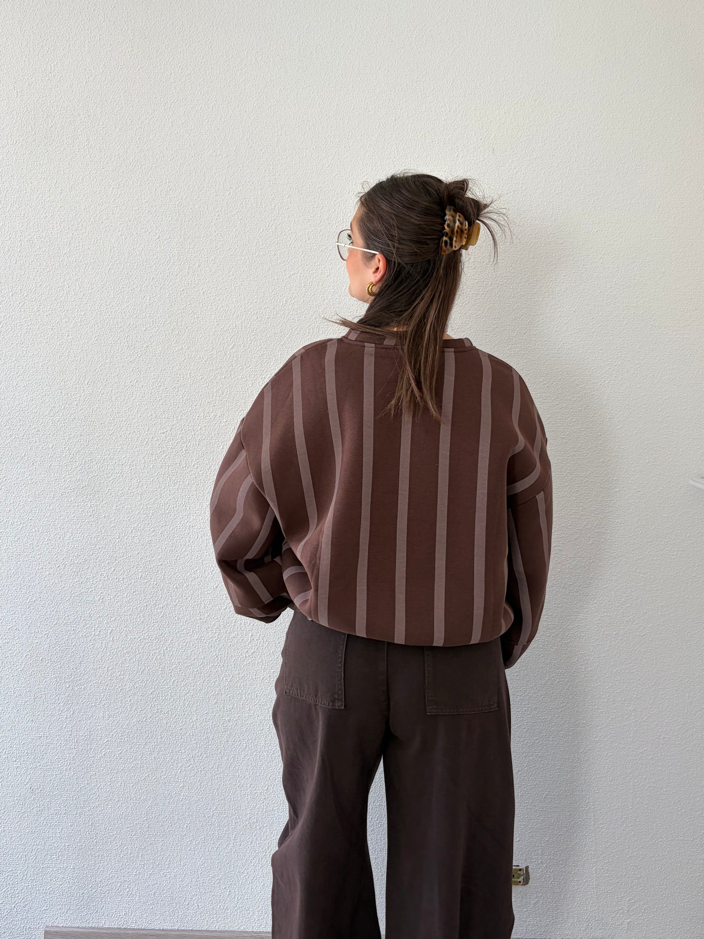 SWEATER CHOCO STREEP