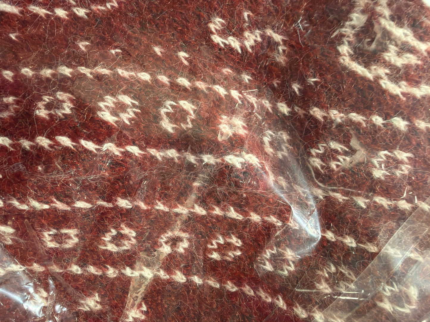 PAISLEY SJAAL BURGUNDY
