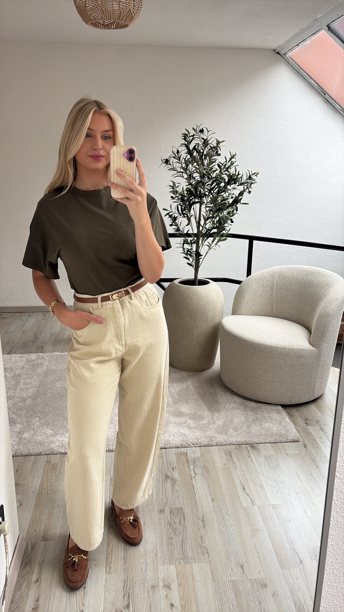 JEANS BEIGE