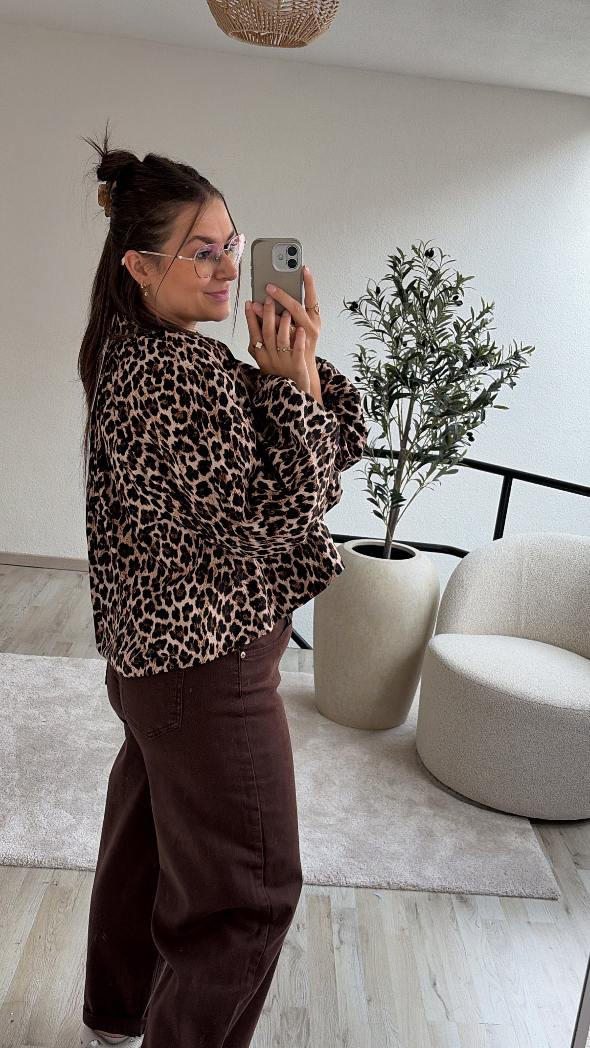 LEOPARD PUFFY BLOUSE