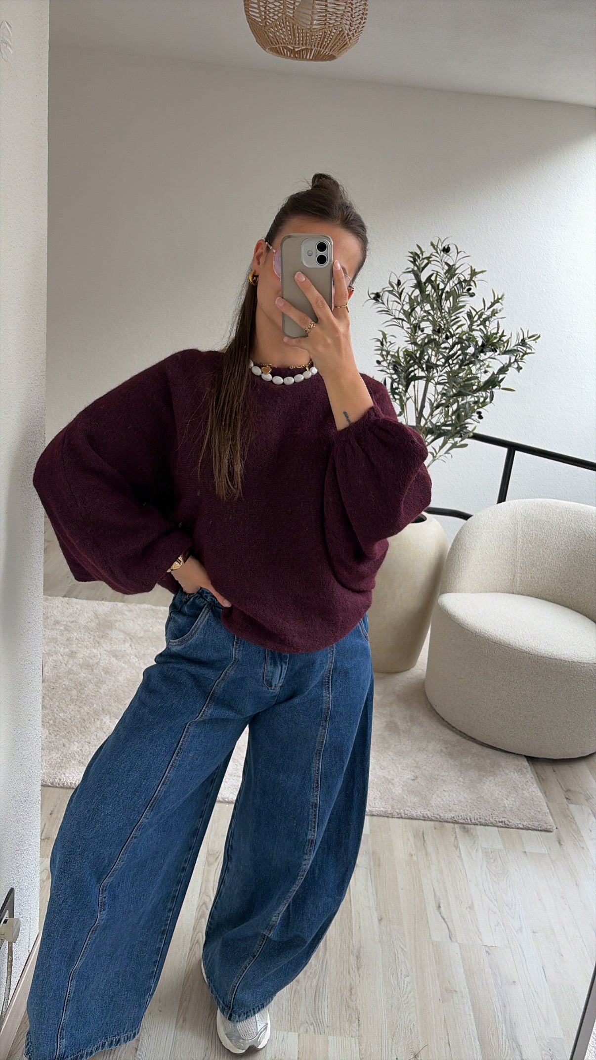 KNIT BURGUNDY