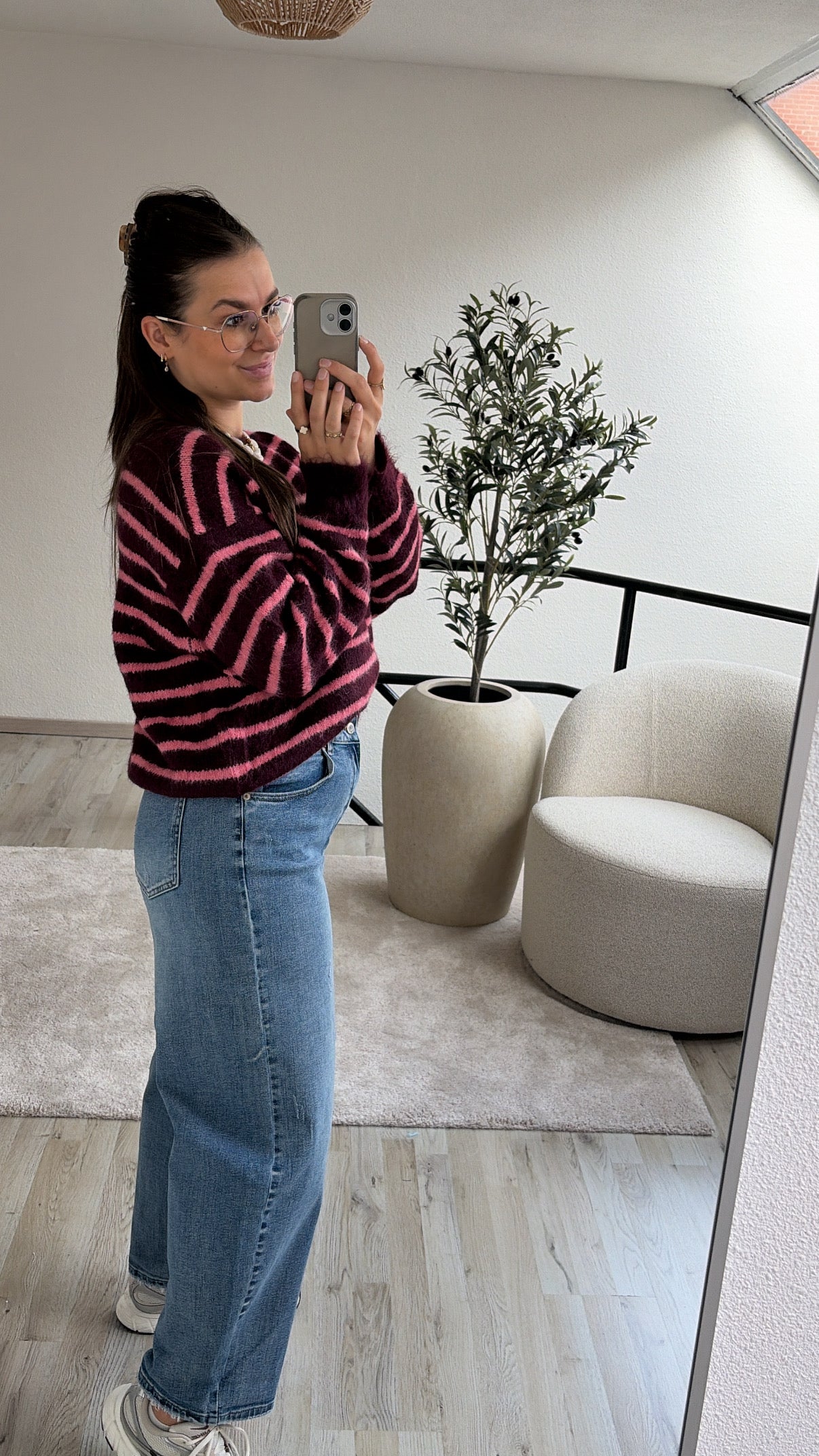 KNIT BURGUNDY-ROZE