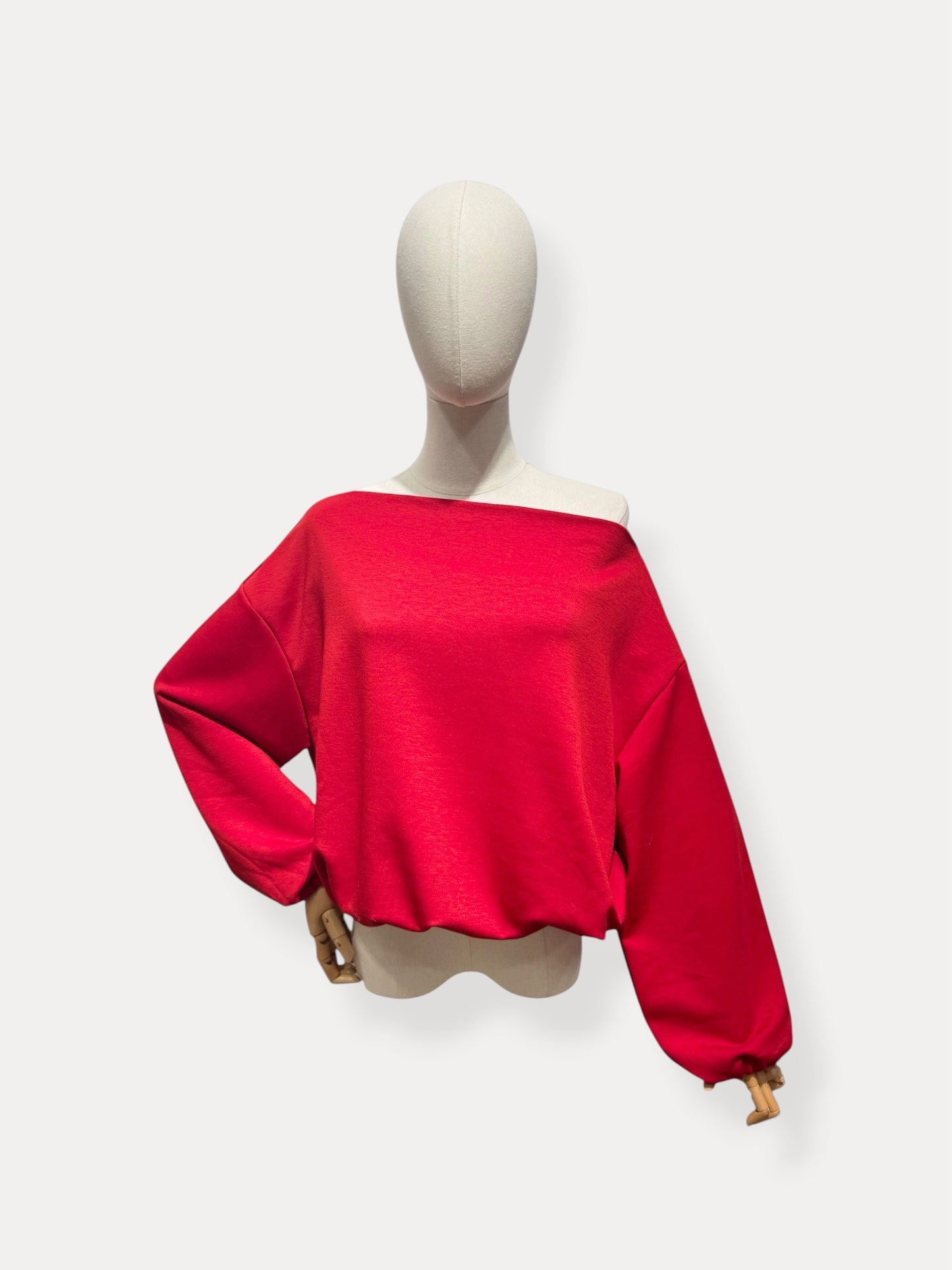 ONE SHOULDER SWEAT ROOD