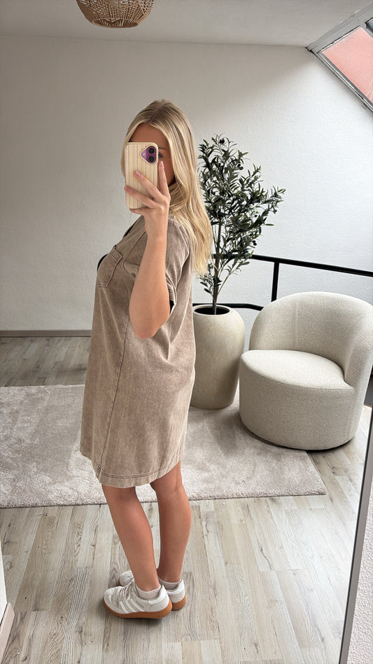 JEANSJURK TAUPE