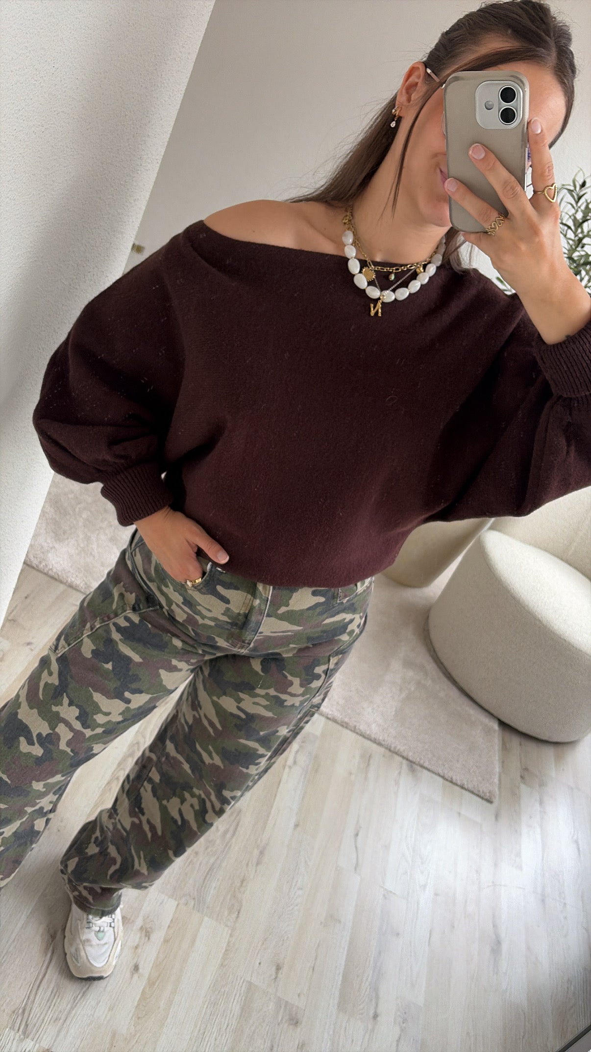 CARGO CAMO JEANS