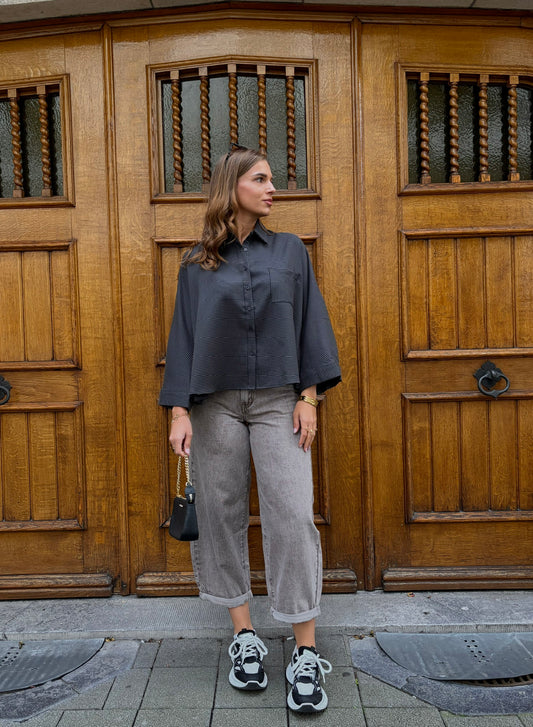 GERUITE BLOUSE BLAUW