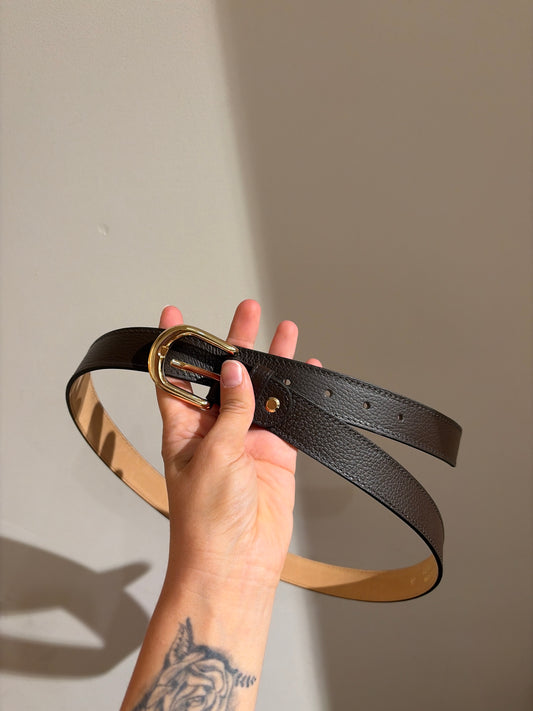 LEDEREN RIEM BRUIN