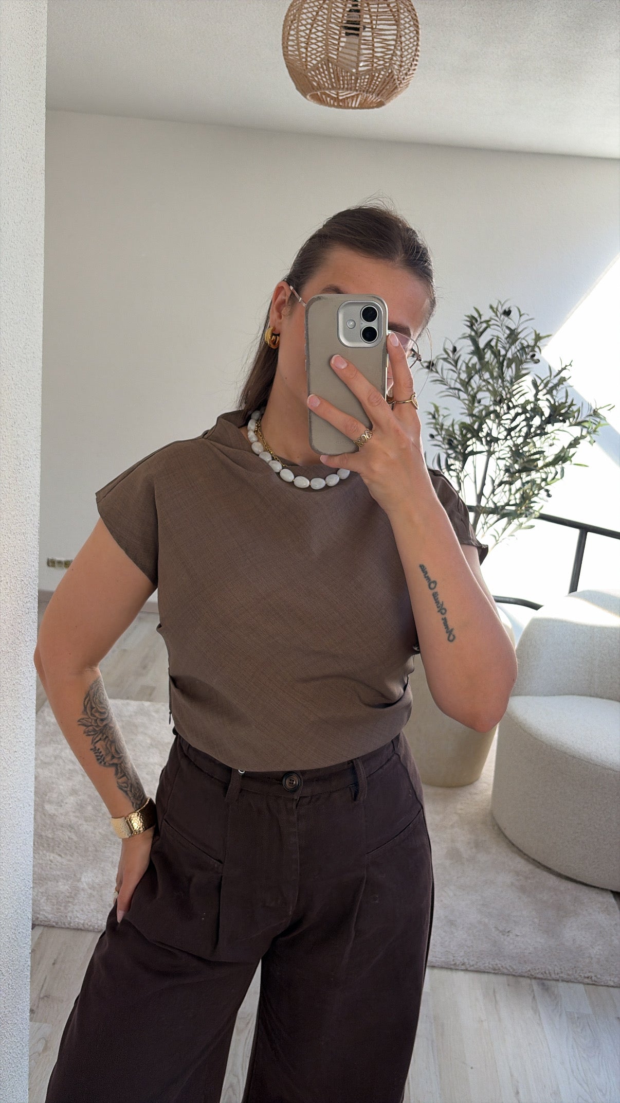 GERUITE TOP TAUPE