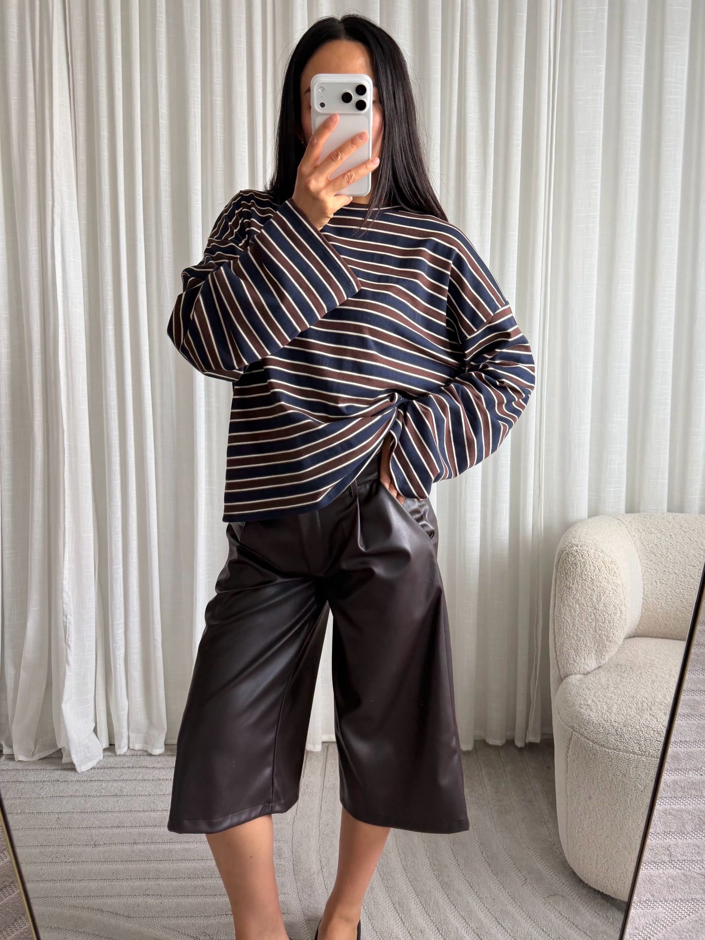 STRIPED LONGSLEEVE NAVY