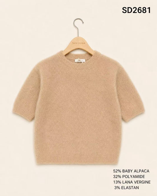 CAMEL KNIT ALPACA